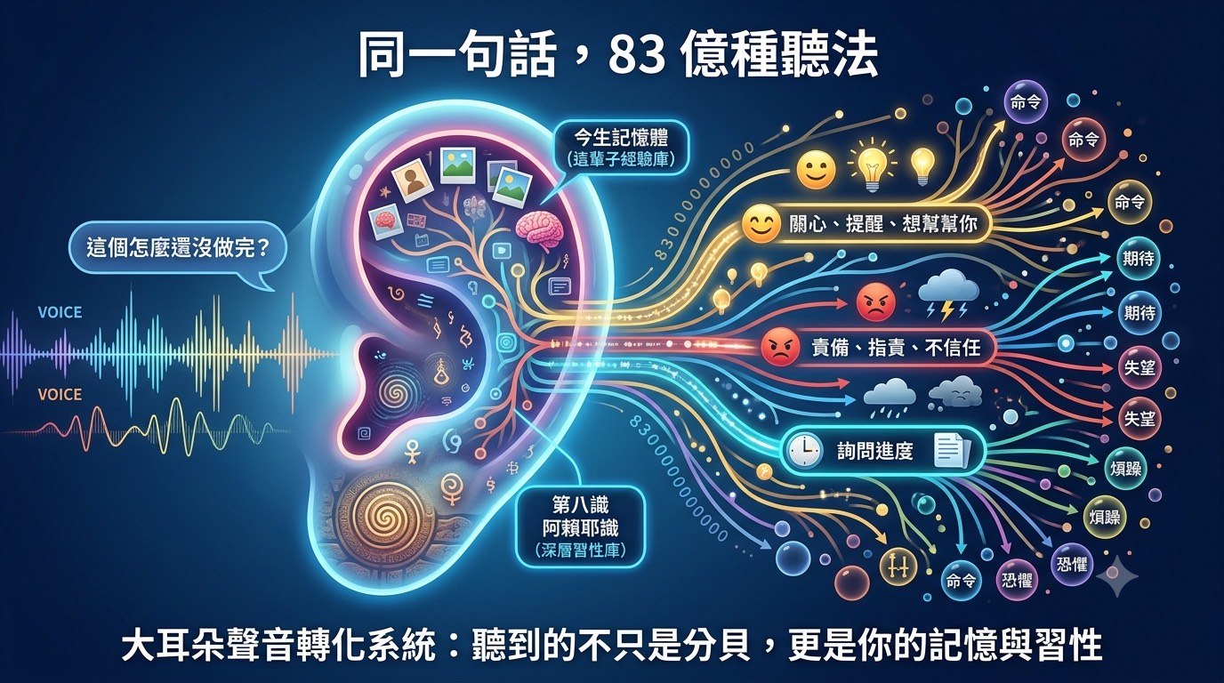 同一句話,83 億種聽法