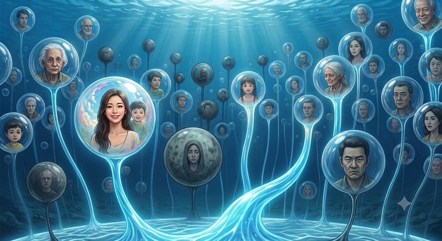 你以為的孤單,是泡泡忘了自己是海